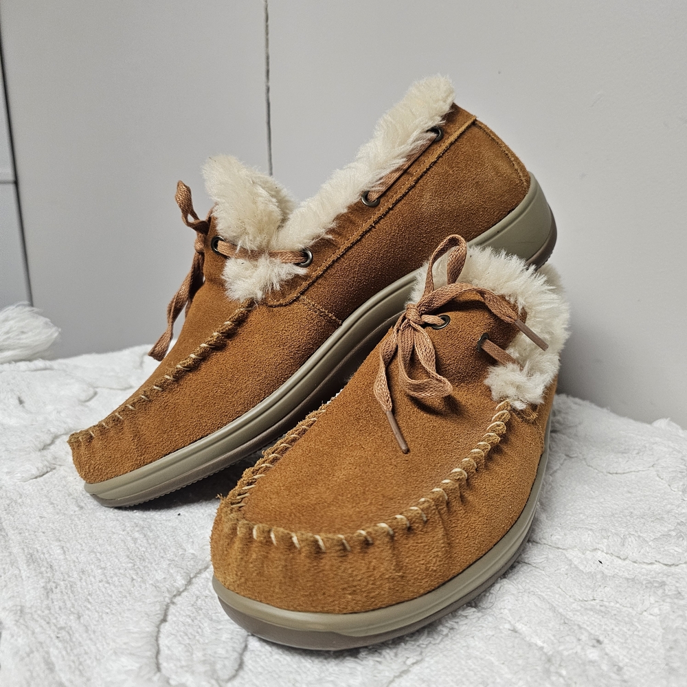 Orthofeet Tuscany Brown Moccasins Supportive Comfortable Men's Size 8.5 - Picture 6 of 6